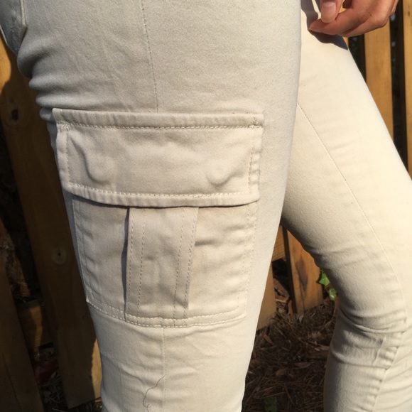 khaki low waisted utility pants - Picture 5 of 5